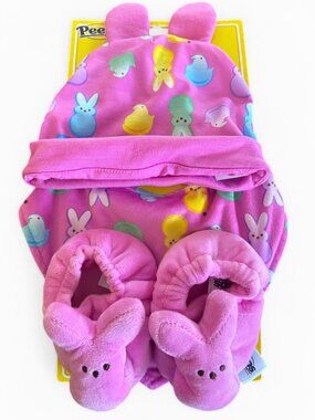Peeps Easter Bunny 3-Piece Baby Girl Infant Pink Easter Gift Set